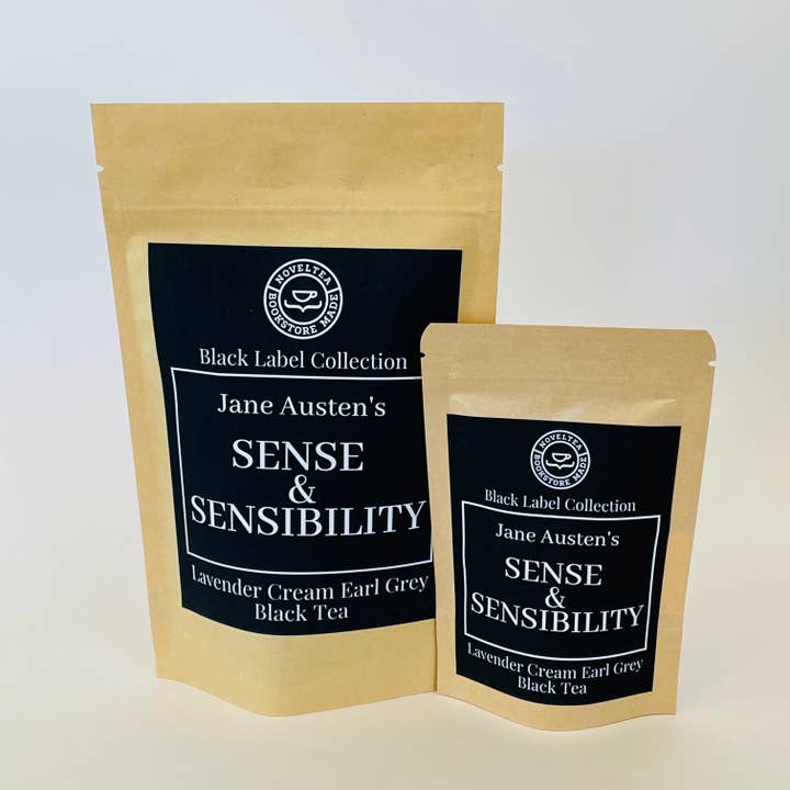 Sense & Sensibility Inspired - Lavender Earl Grey BLACK TEA for wholesale by NovelTea Bookstore & Gifts