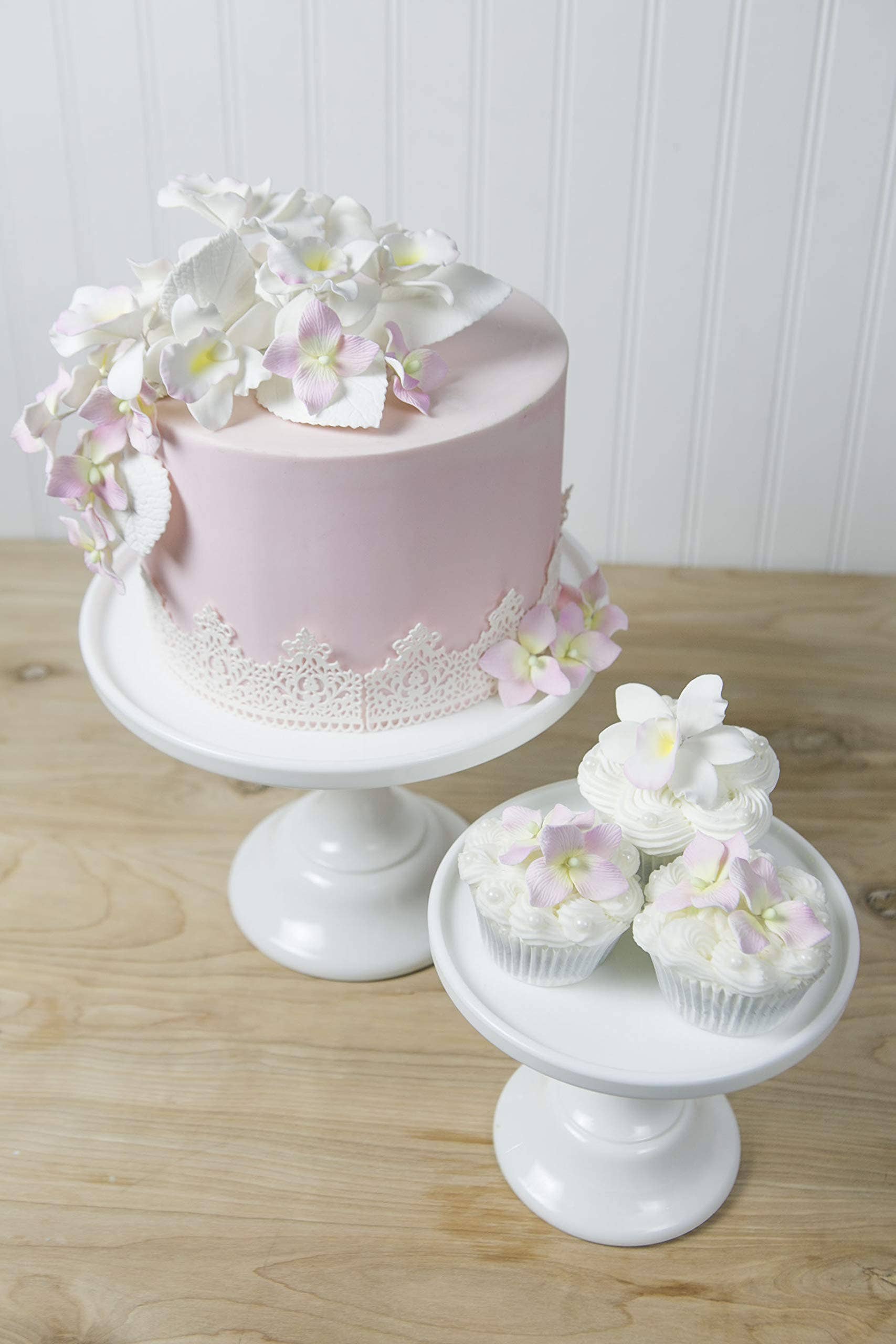 Global Sugar Art – wholesale Cake/cupcake topper – Orchid Sugar Cake Flowers, Pearly Orchids, by Global Sugar Art, Small, White, 6 Count5