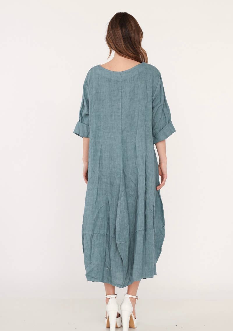 LINEN & COTTON HOUSE – wholesale Dress – Women's – 277 DRESS IN LINEN SPRING SUMMER CLOTHING68