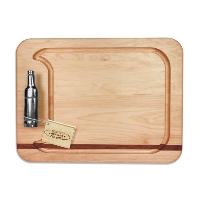 Wine Bottle Handle Appetizer Boards for wholesale by Soundview Millworks