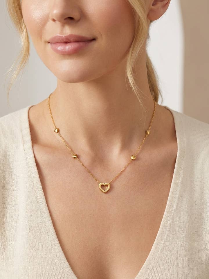 Kædehalskæde i rustfrit stål 224AQ264 for engroshandel hos BYREN | ÉLINE L'ATELIER