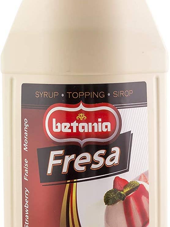 STRAWBERRY FLAVOR SYRUP 1L BOX 6 UNITS for wholesale by Alminter