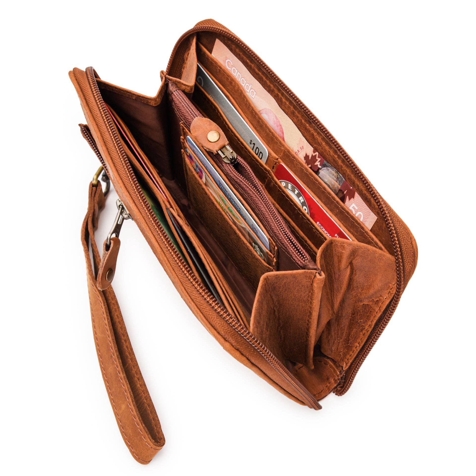 Hides - Wholesale Wallet - Women's - Leather Zip Around Wallet37