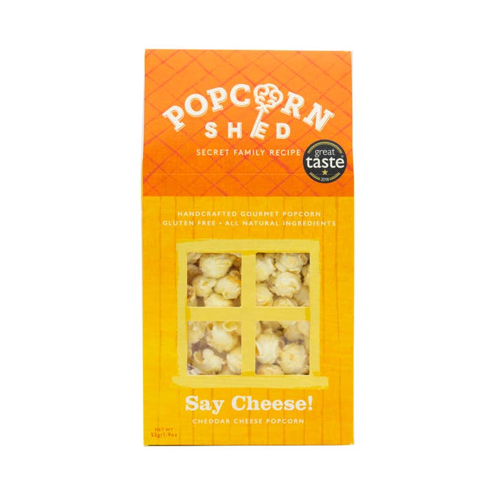 Say Cheese! Gourmet Popcorn Snack Box for wholesale by Popcorn Shed