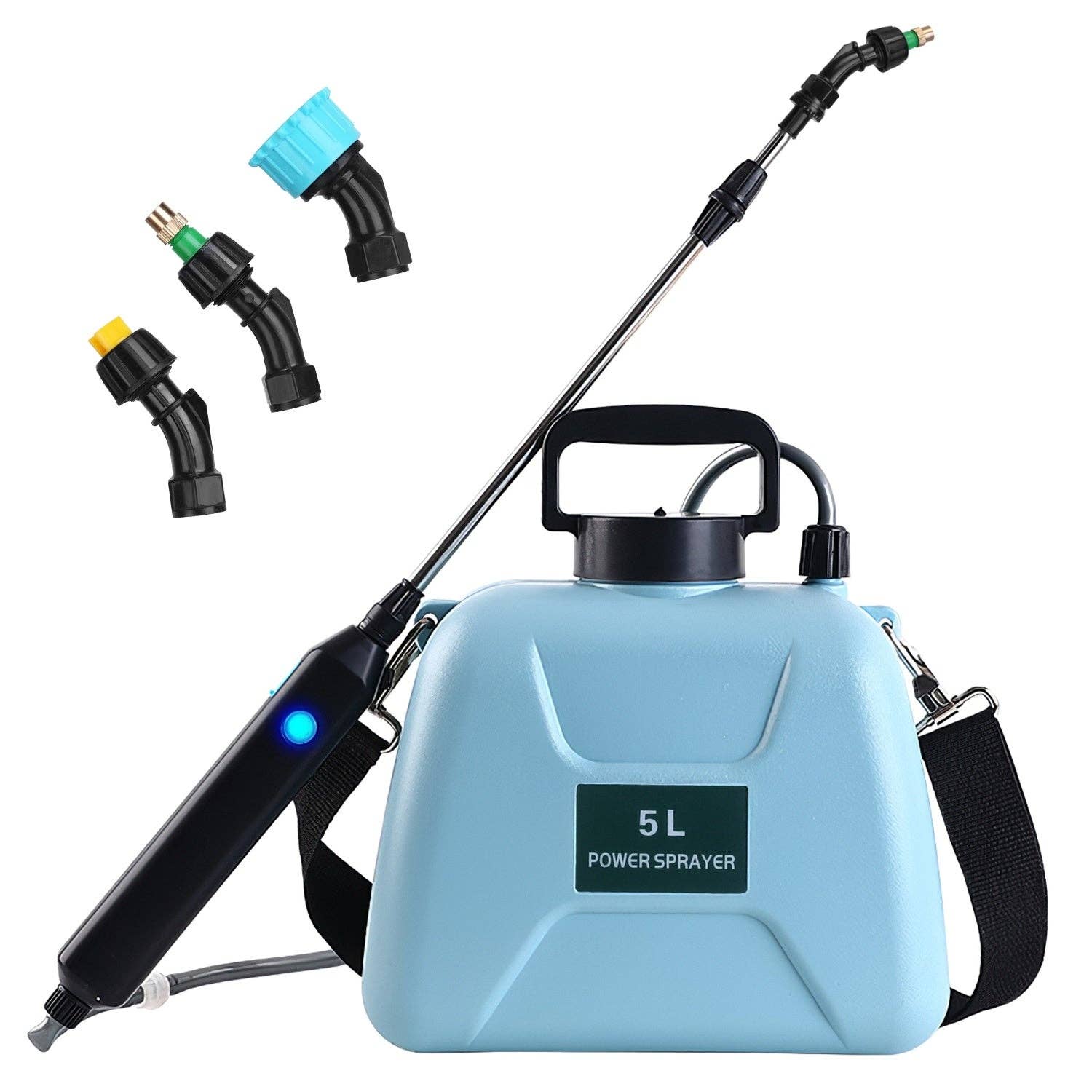 Hard Rock Health Stores - Wholesale Garden Tool - 5L/1.3Gallon Electric Plant Sprayer Telescopic Rechargeable Garden Sprayer0