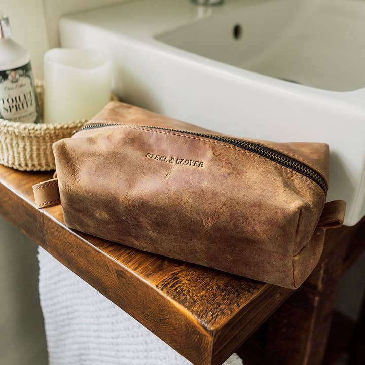 Steel & Clover - Wholesale Toiletry Bag - Men's - Reno Dopp Kit13