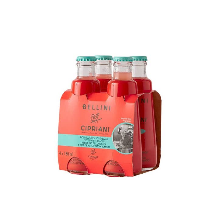 LE GOURMET CENTRAL - Wholesale Soda/Carbonated Drink - Alcohol-free Bellini by Cipriani (4-pack)1