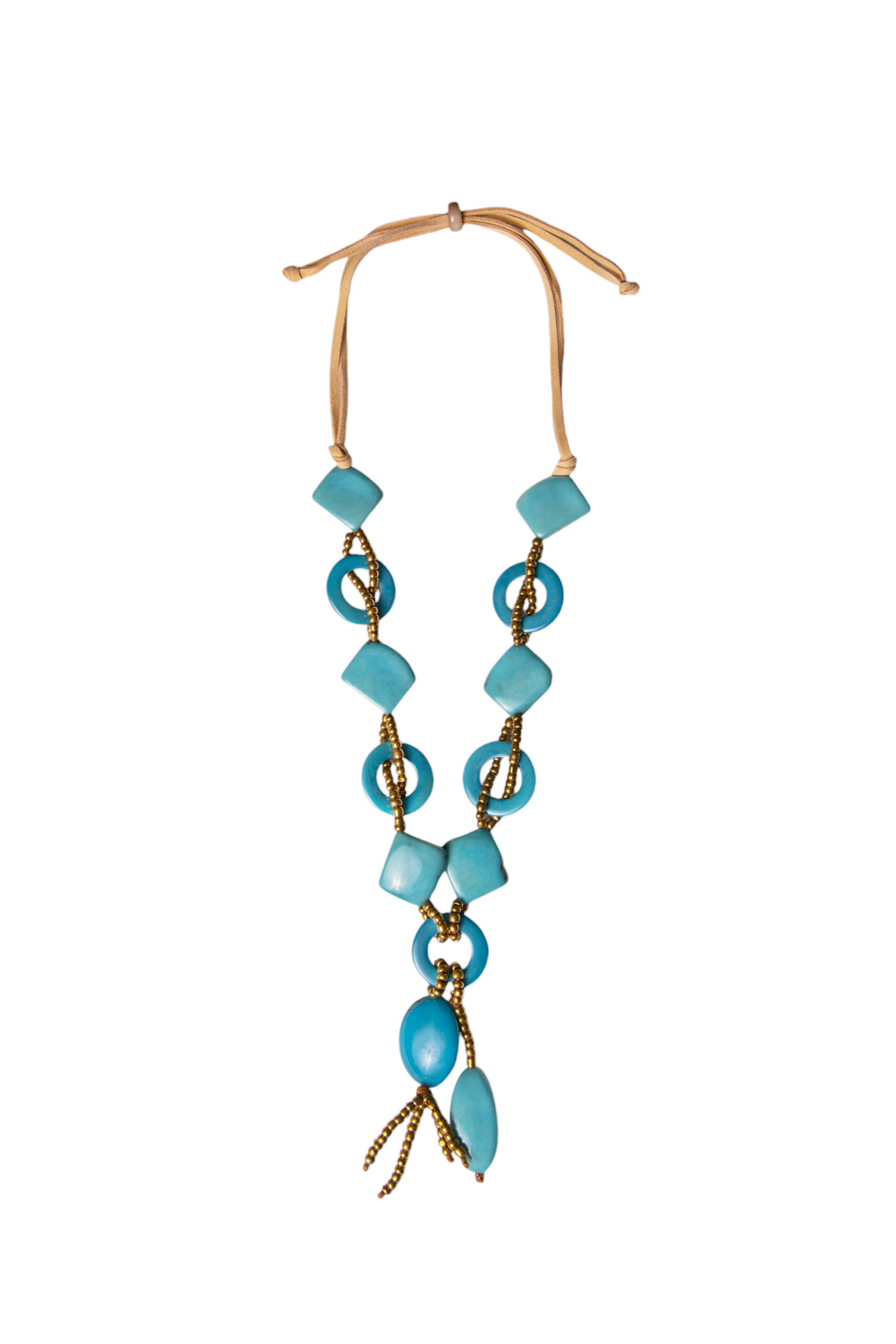 Organic Tagua Jewelry - Vente Colliers plastrons - Collier Noah12