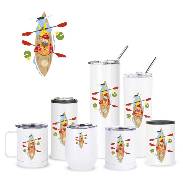 Kayak Paul Bunyan + Babe Vaisselle Isotherme pour la vente par Creative Compass