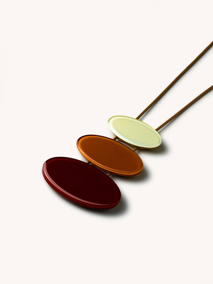Scale Necklace - Deep Brown for wholesale by Garda