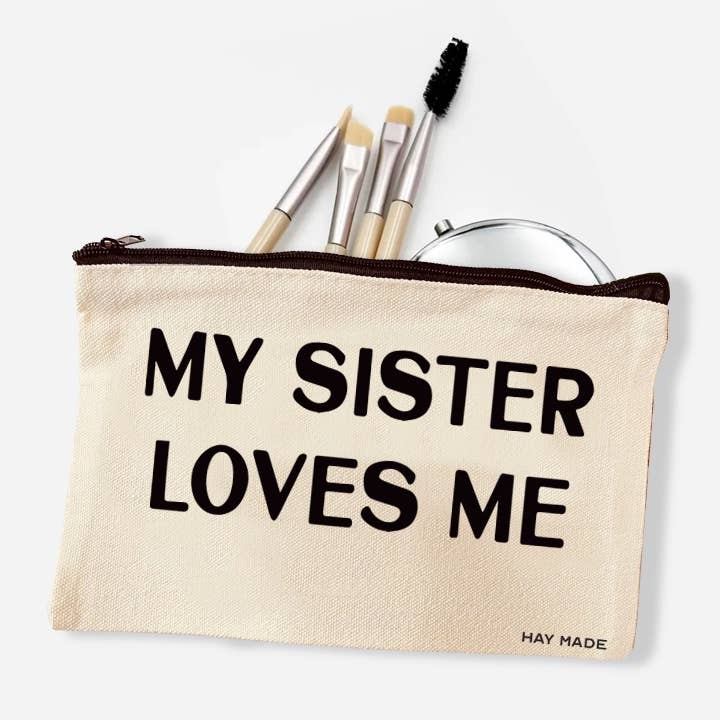 Trousse en toile pour chat pour maquillage, papeterie, et plus | Sœur pour la vente par Happy Campurr