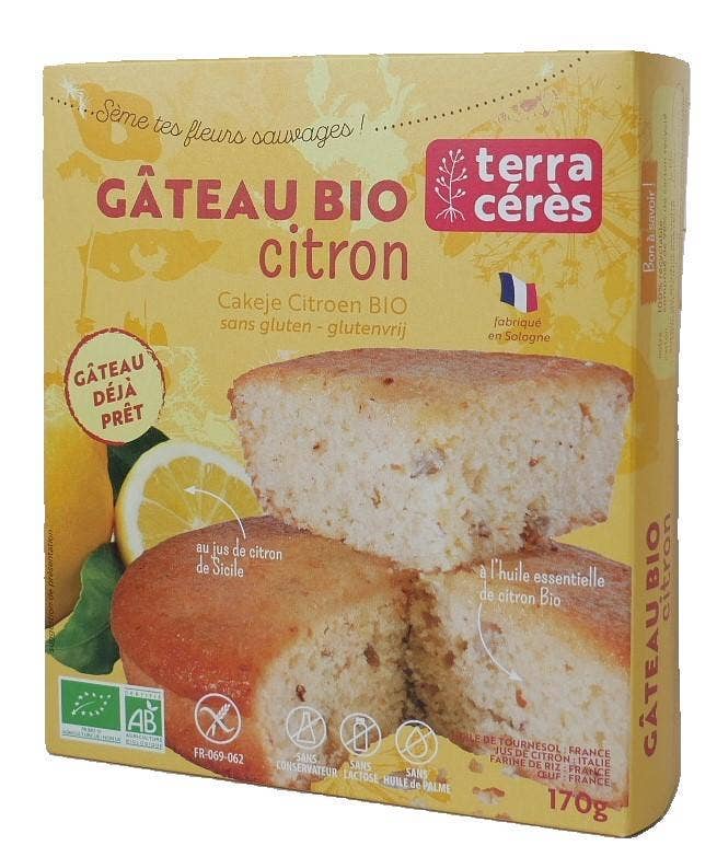 Terra Ceres - Wholesale Cake - Organic Lemon Cake 170g0