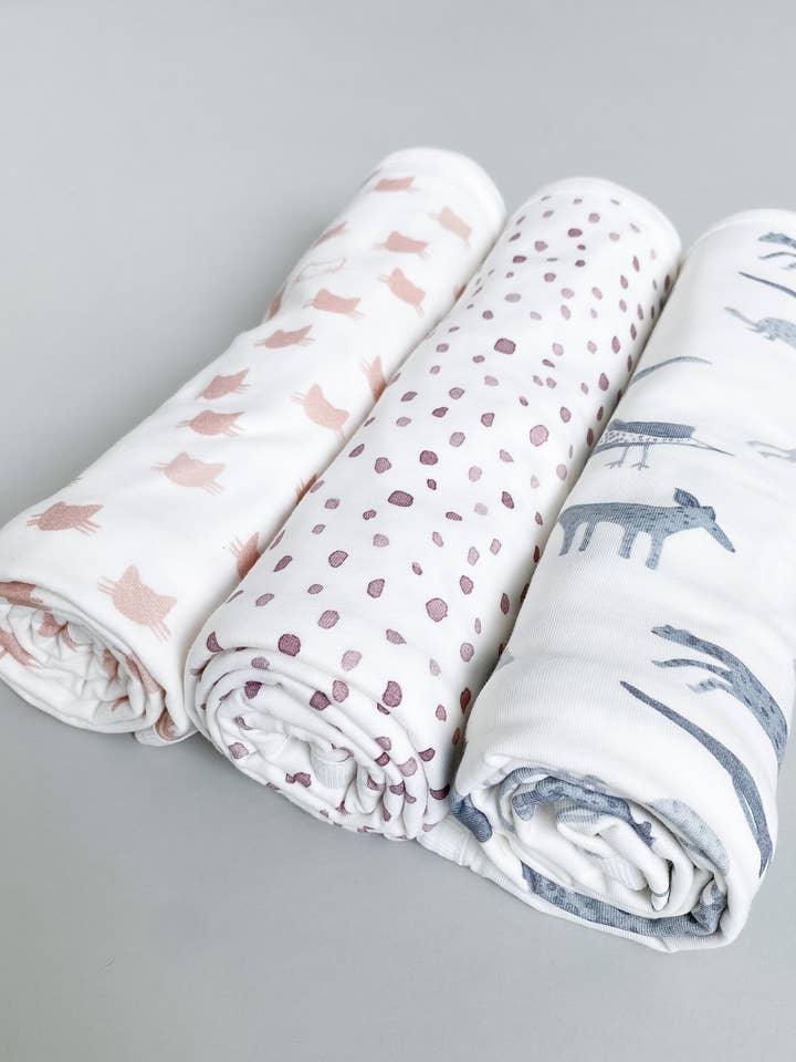 Harp's Cove – wholesale Filtar – Barn och baby – Ekologisk Baby Filt, Målad pri1