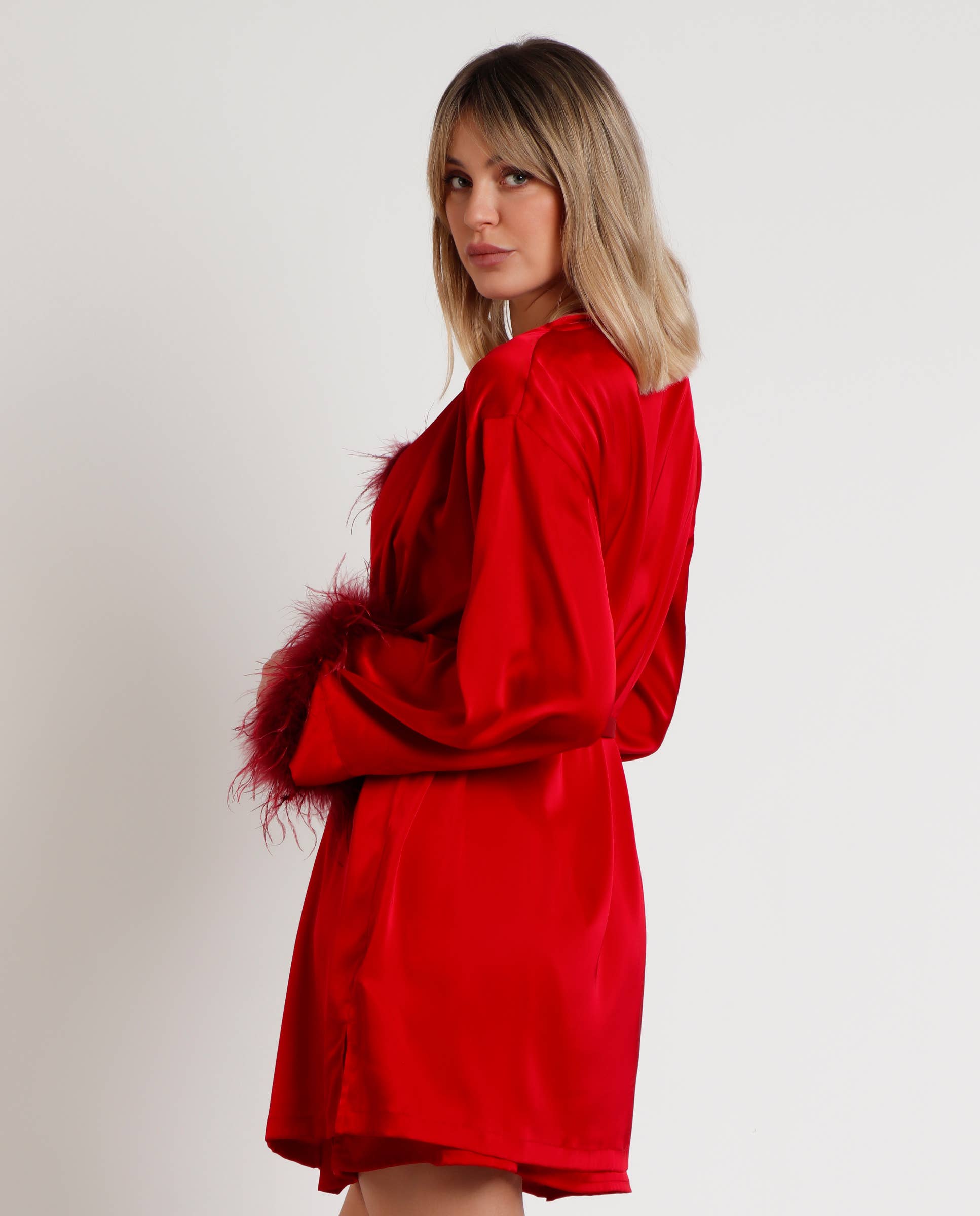 ADMAS - Vendita all'ingrosso Vestaglia - Donna - Accappatoio Natalizio Marabu ADMAS6