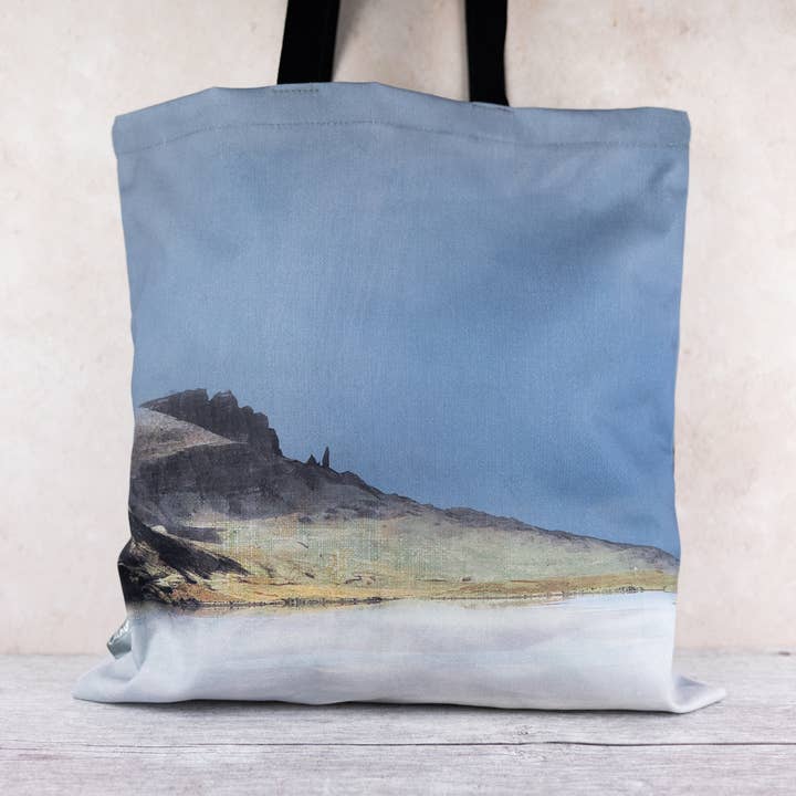 Tote Bag The Storr Loch Isle of Skye for wholesale by Cath Waters Scottish Landscapes