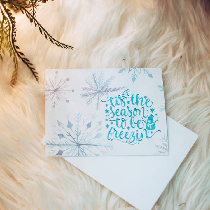 Snowy Winter Greeting Cards for wholesale by Silver Cloud Delights