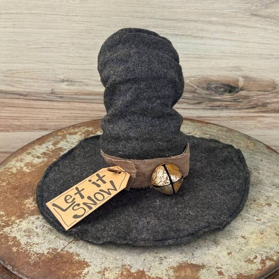 Honey and Me - Vente Décorations de table - Chapeau de bonhomme de neige Prim assis