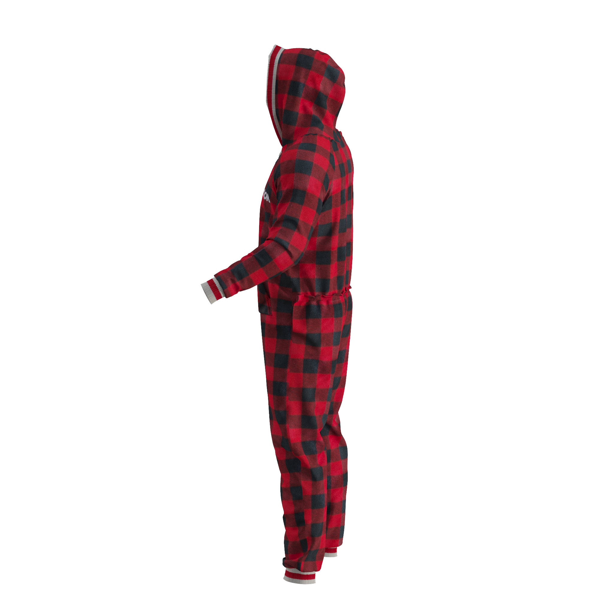 POOK - Wholesale Onesie - Unisex - Pook Onesie - Red (Adult Unisex)2