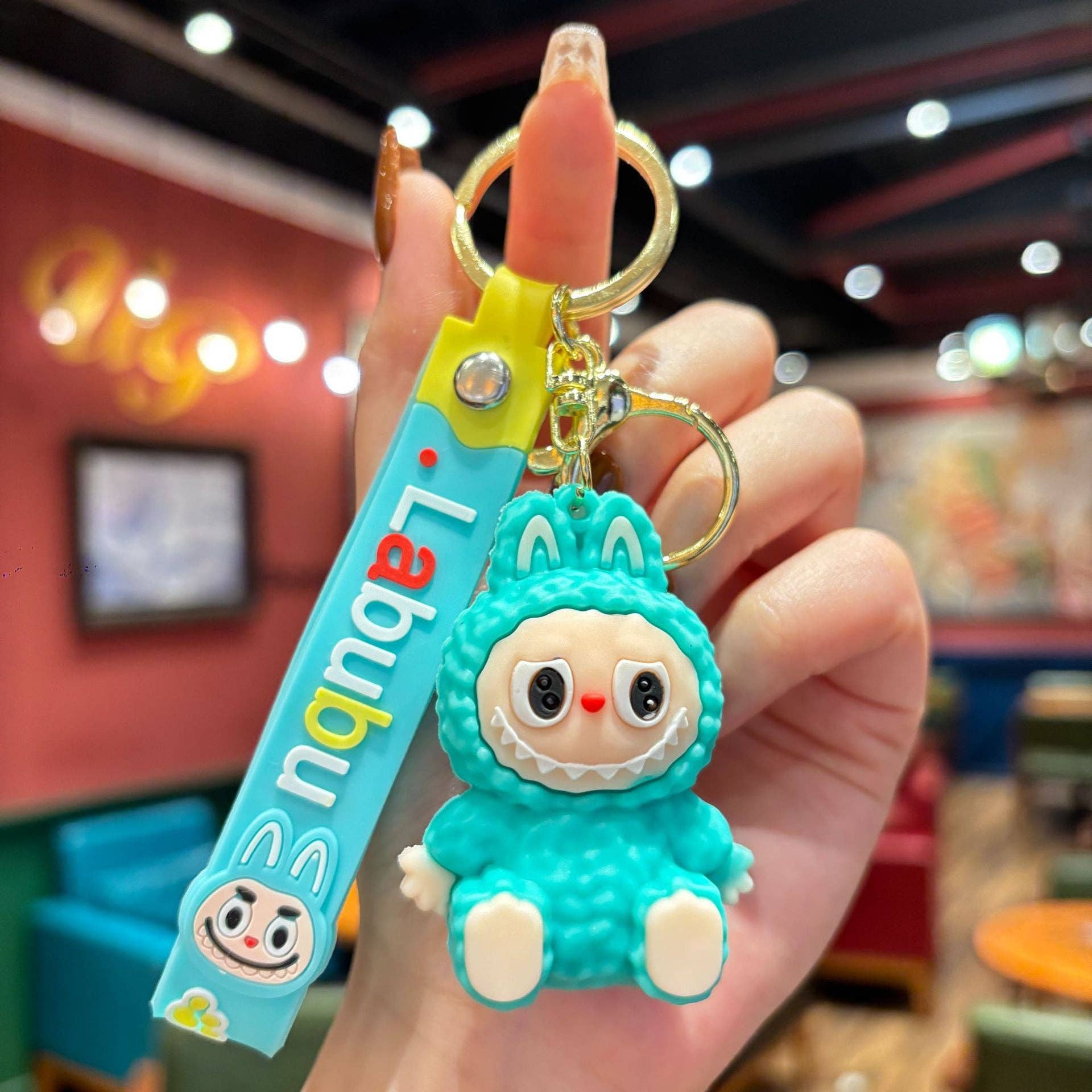 Little Trendy - Wholesale Keychain - Women's - Cute Silicone cute monster Keychain Bag Pendant3