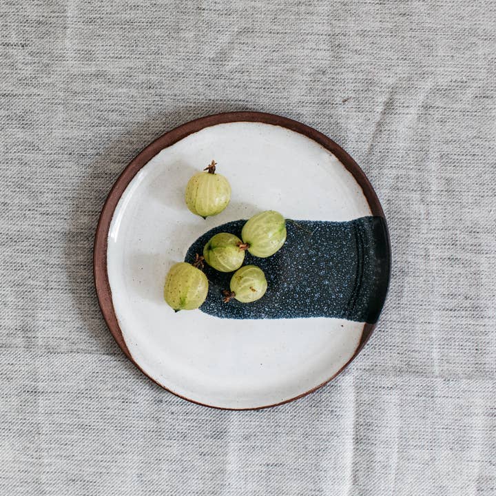 Handmade Contemporary Terracotta Small Side Plate for wholesale by Silvia K Ceramics