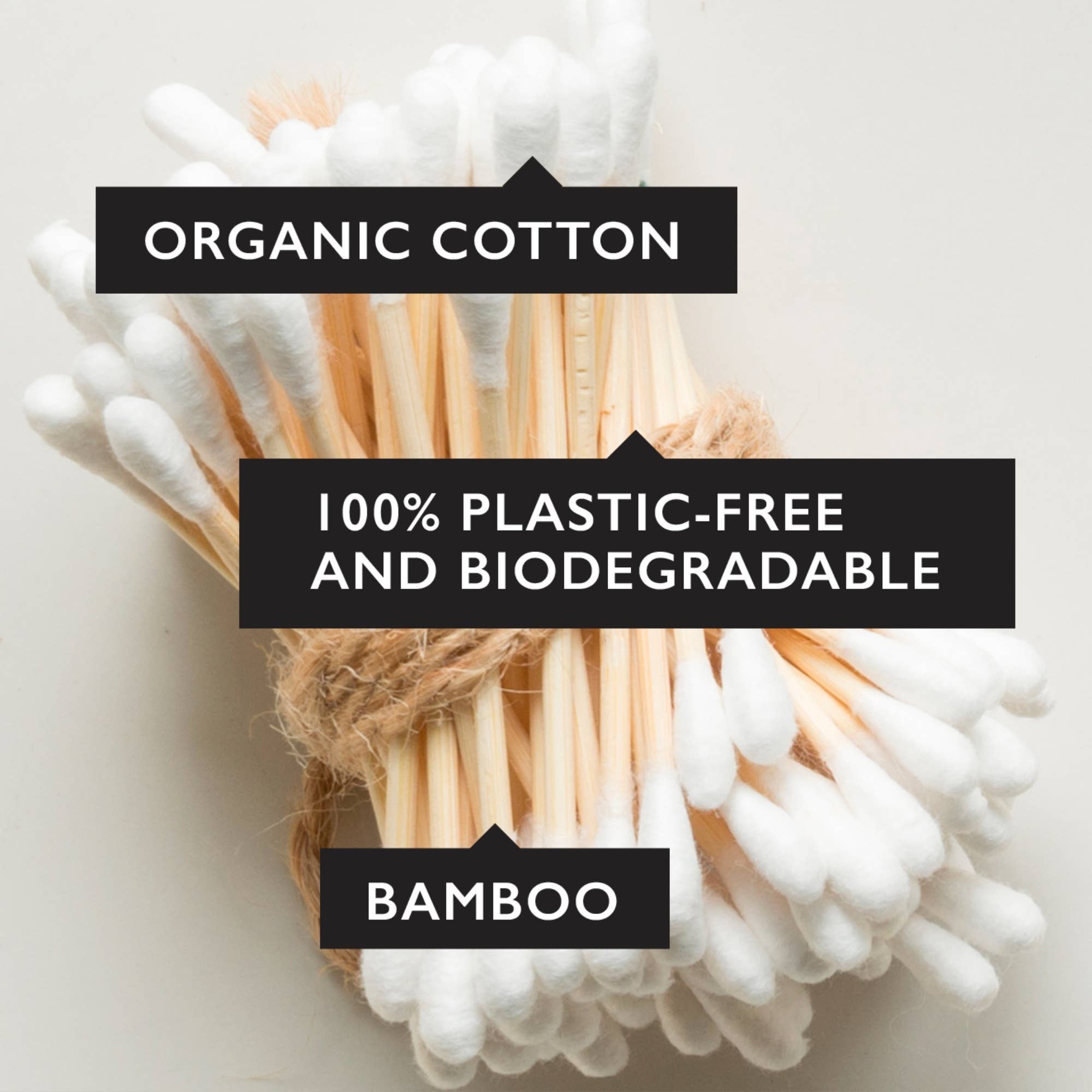 UpCircle Beauty Europe - Wholesale Cotton Swab/Q-Tip - Organic, Plastic Free - Cotton + Bamboo Buds (200 pcs) Accessory Gift4
