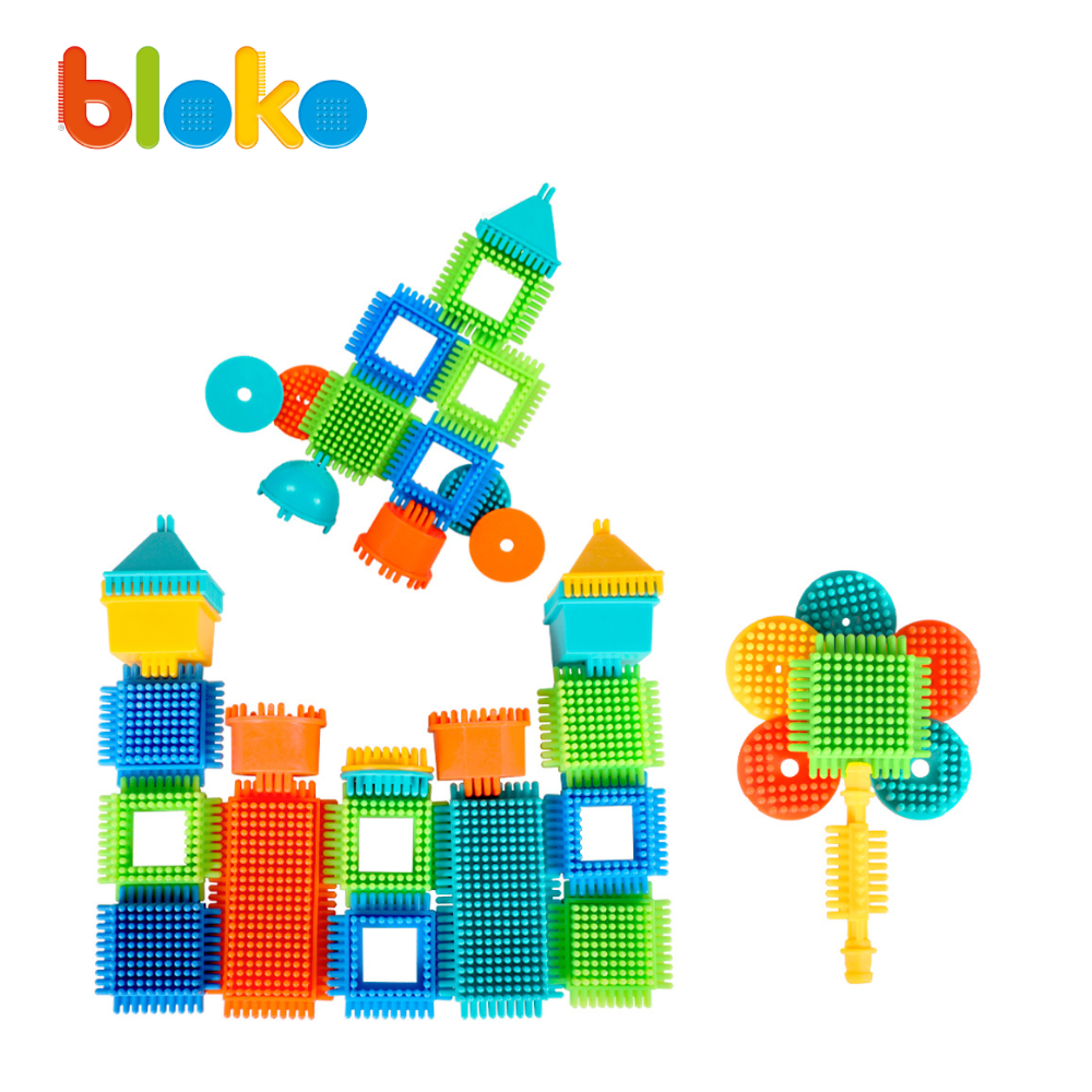 Bloko - Wholesale Building Set - Kids - Set 50 Bloko + Red Riding Hood & the Wolf - BLOKO 5037084