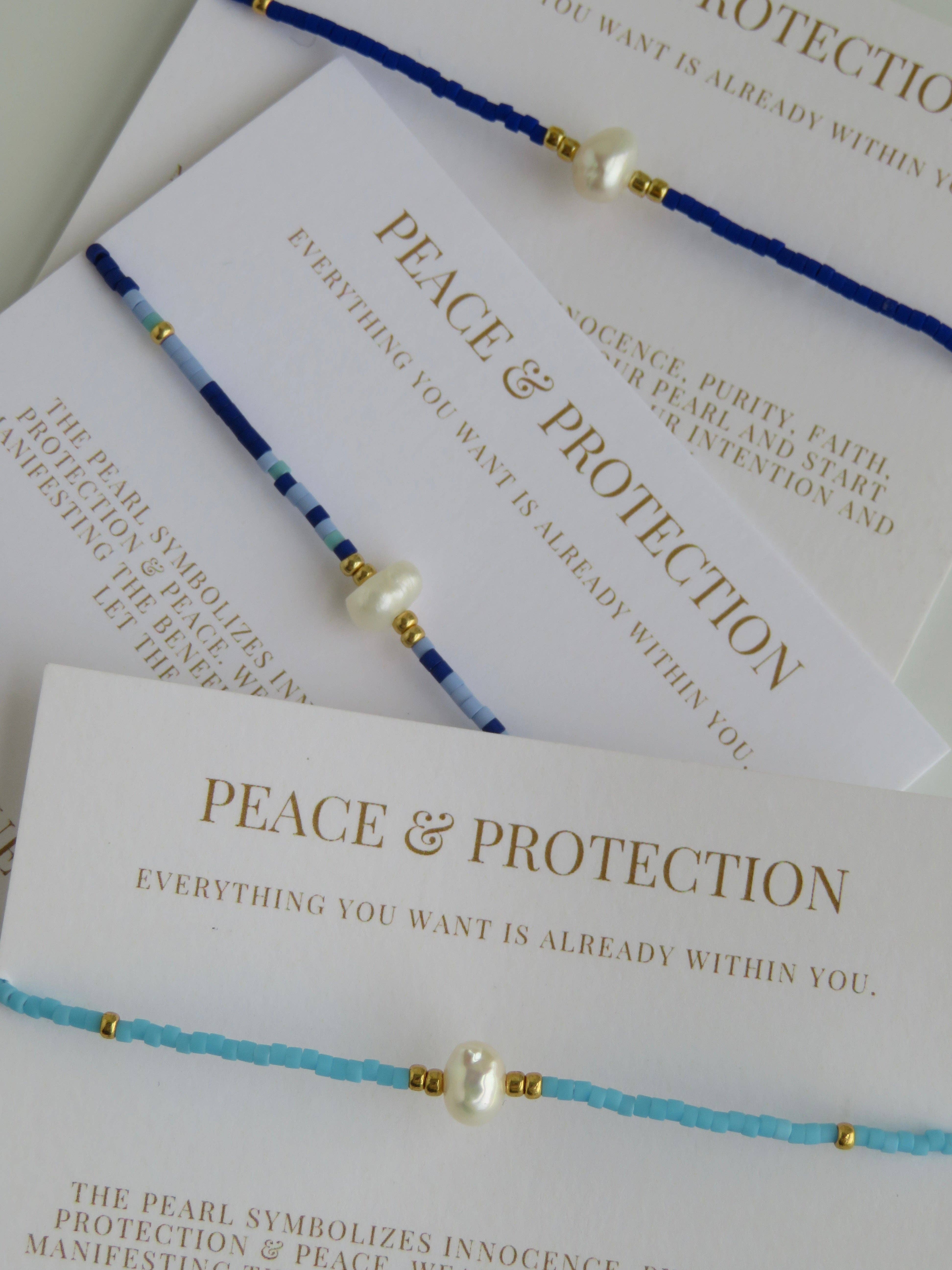 Boutique Suarez Co. - Wholesale Beaded Bracelet - Manifest Peace - Pearl Bracelet25