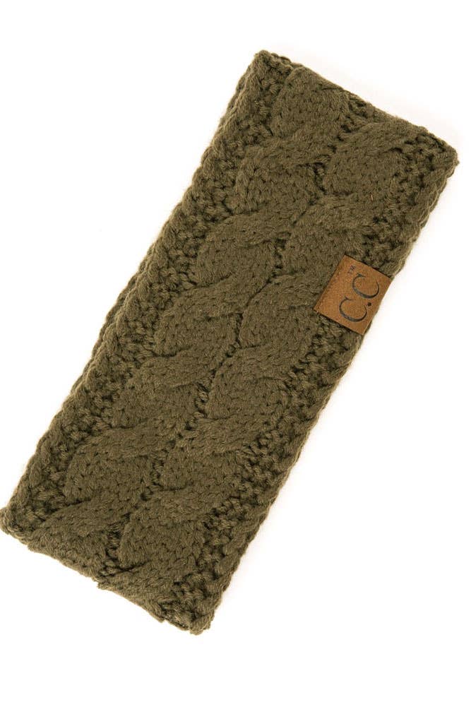 Hana - Wholesale Fashion Headband - Women's - C.C Cable Knit Solid Headband37