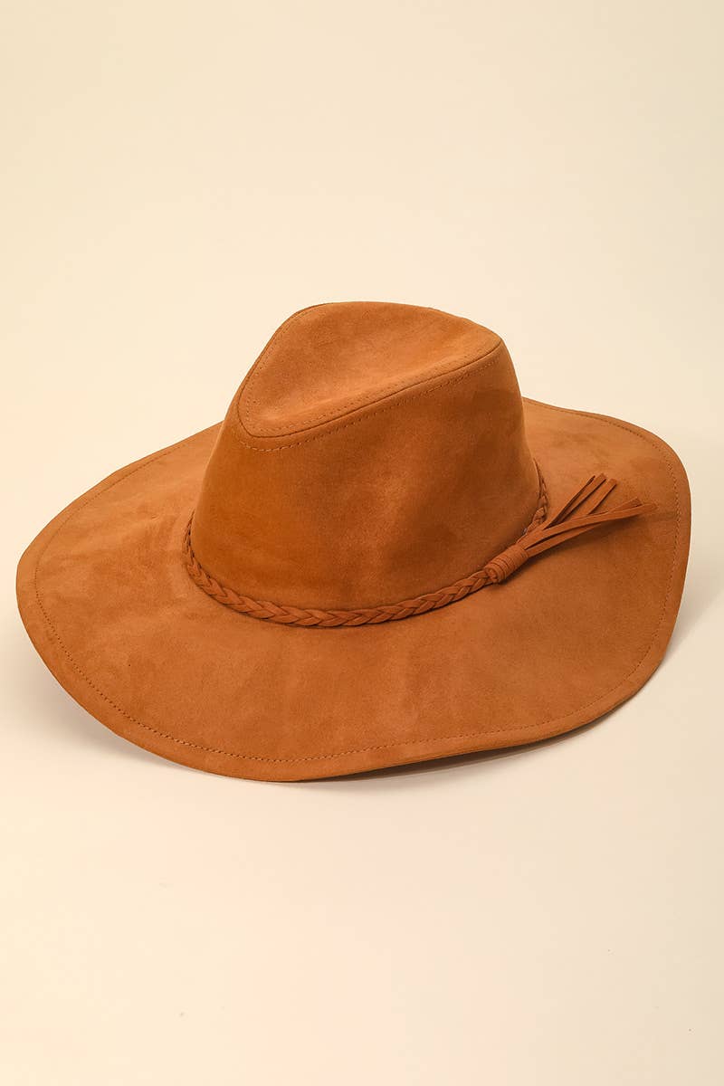 Anarchy Street – Großhandel Fedora-Hut – Damen – Geflochtener Wildleder-Modehut6