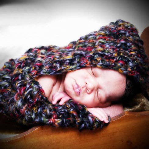 Muchos colores ganchillo hecho a mano reliquia bebé ducha capullo para venta al por mayor de The Daisy Baby LLC