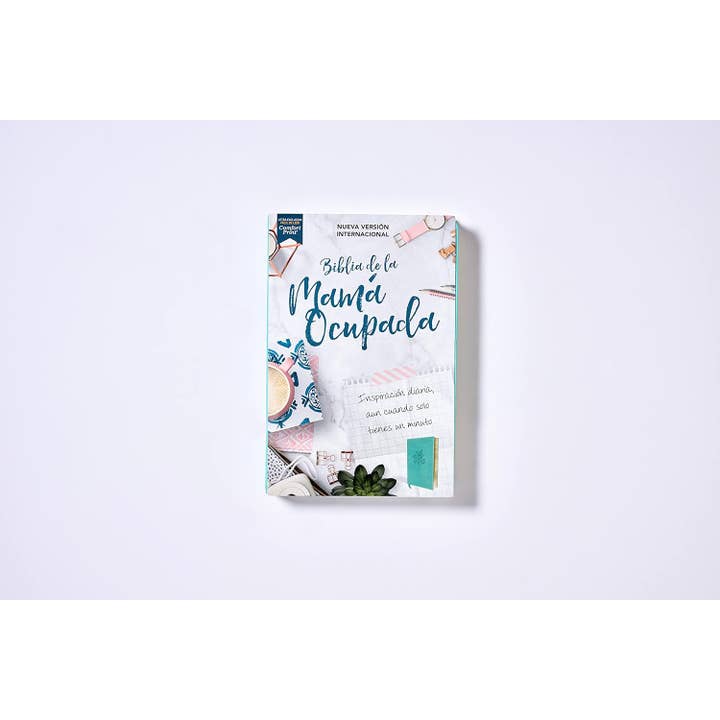 HarperCollins Christian Publishing - Wholesale Religion - NVI, Biblia de la Mamá Ocupada, Leathersoft, Turquesa1