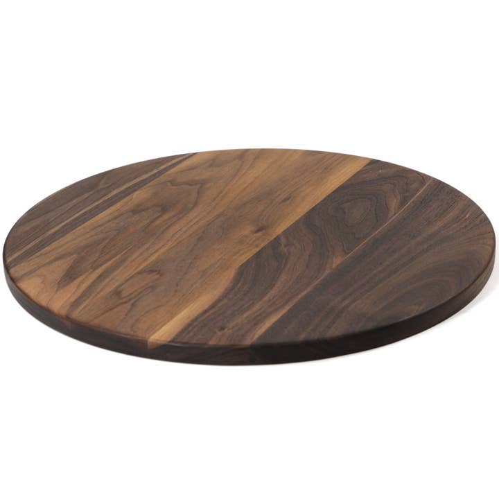 Refine Kitchenware - Wholesale Cheese Board - Large Walnut Round Cheese Board, 18 Inch Round Cutting Board