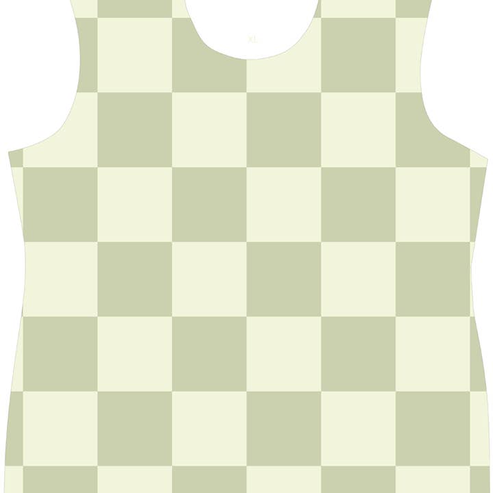 Clear T-shirt - T-shirt Green squares for wholesale on Faire