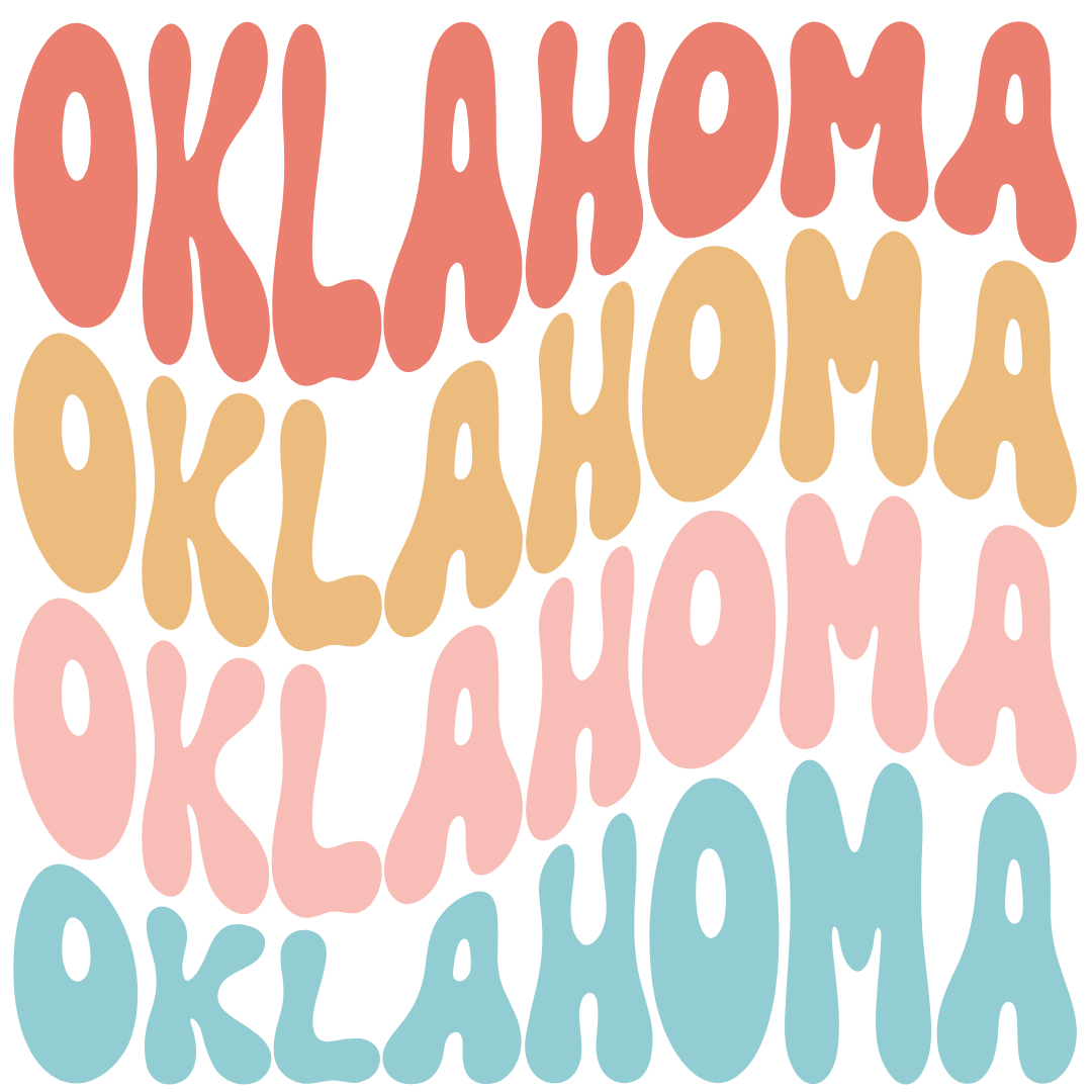 Daisy Mae Designs - Vente Aimants - Tous les 50 États Aimant Fort Acrylique Police Rétro – 2"x2"32