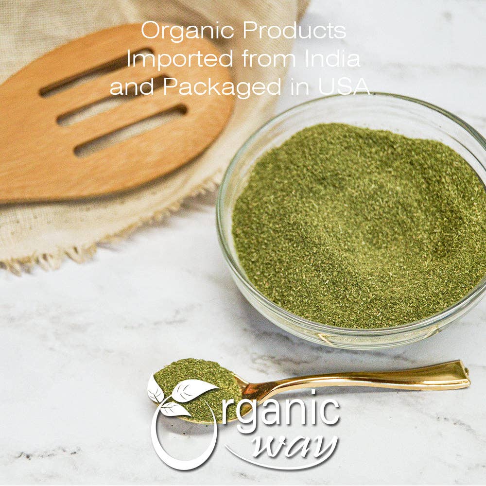 Organic Way LLC - Vendita all'ingrosso Proteine/superfood in polvere - Polvere di Gotu Kola (Centella Asiatica) - Tisana | Certificata Kosher e USDA | Vegana, Non-OGM e Senza Glutine | Testata per Metalli Pesanti e Purezza | Sacchetto Richiudibile | 100% Cruda dall'India7