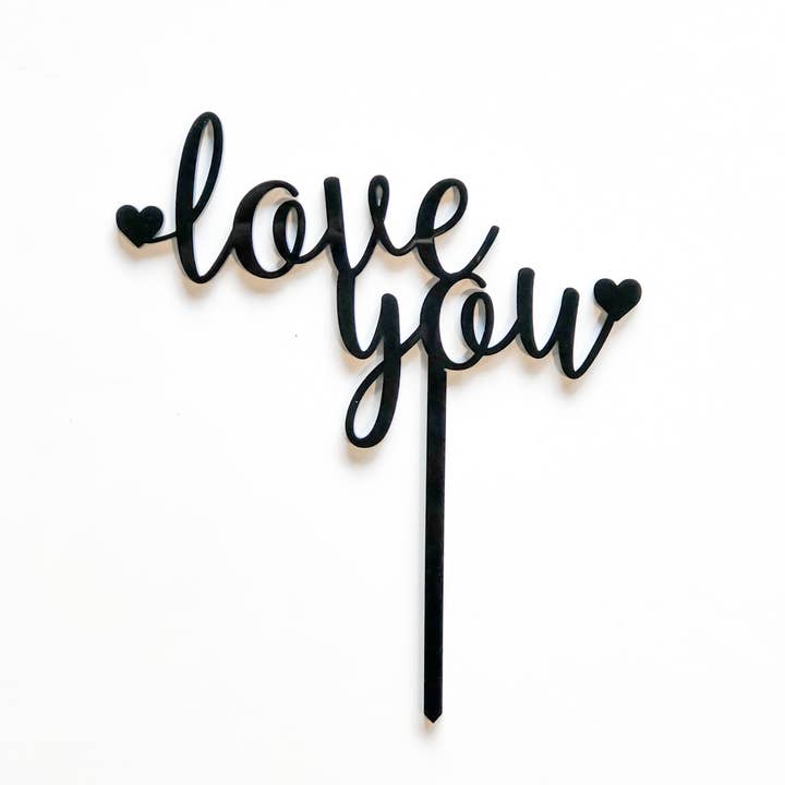 Love You Cake Topper for wholesale by Memory Moments
