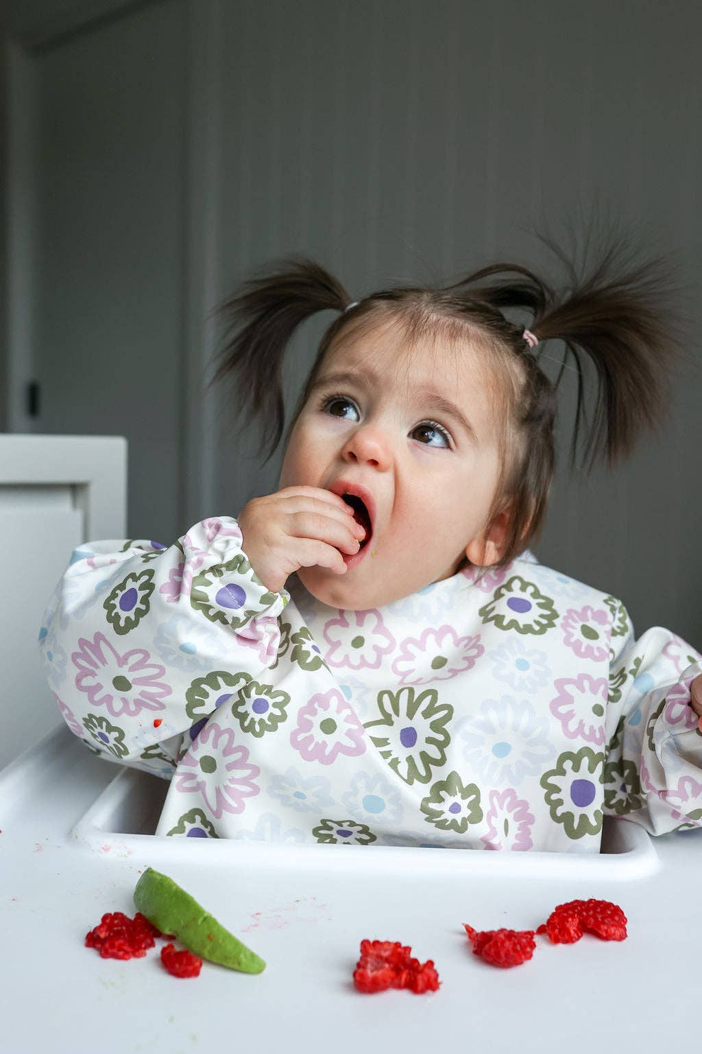 Tilda & Moo - Wholesale Bib - Baby - Big Flower Heart | Smock Bib5