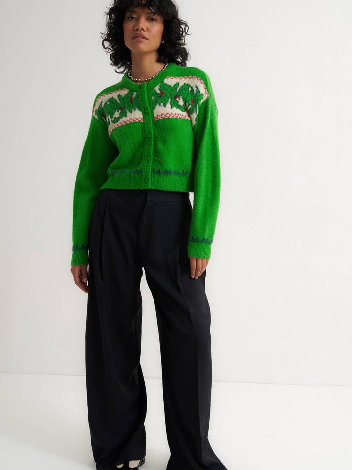 Callahan Knitwear - Wholesale Knit Sweater - Women's - Deck the Halls Cardigan3