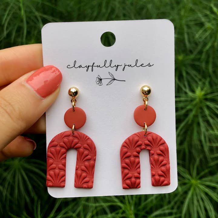 Clayfully Jules - Wholesale Dangle Earrings - The Amanda mini0