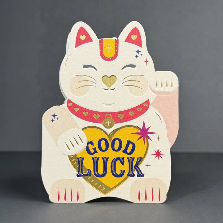 Lucky Cat minikaart voor wholesale door Heyyy Ltd