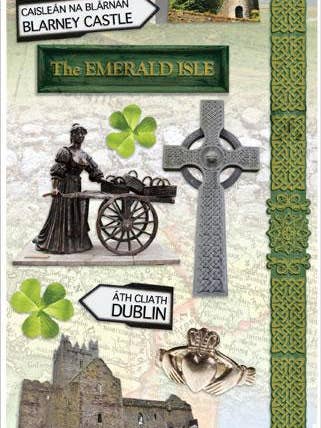 Ireland Cardstock Sticker for wholesale by Paper House Productions