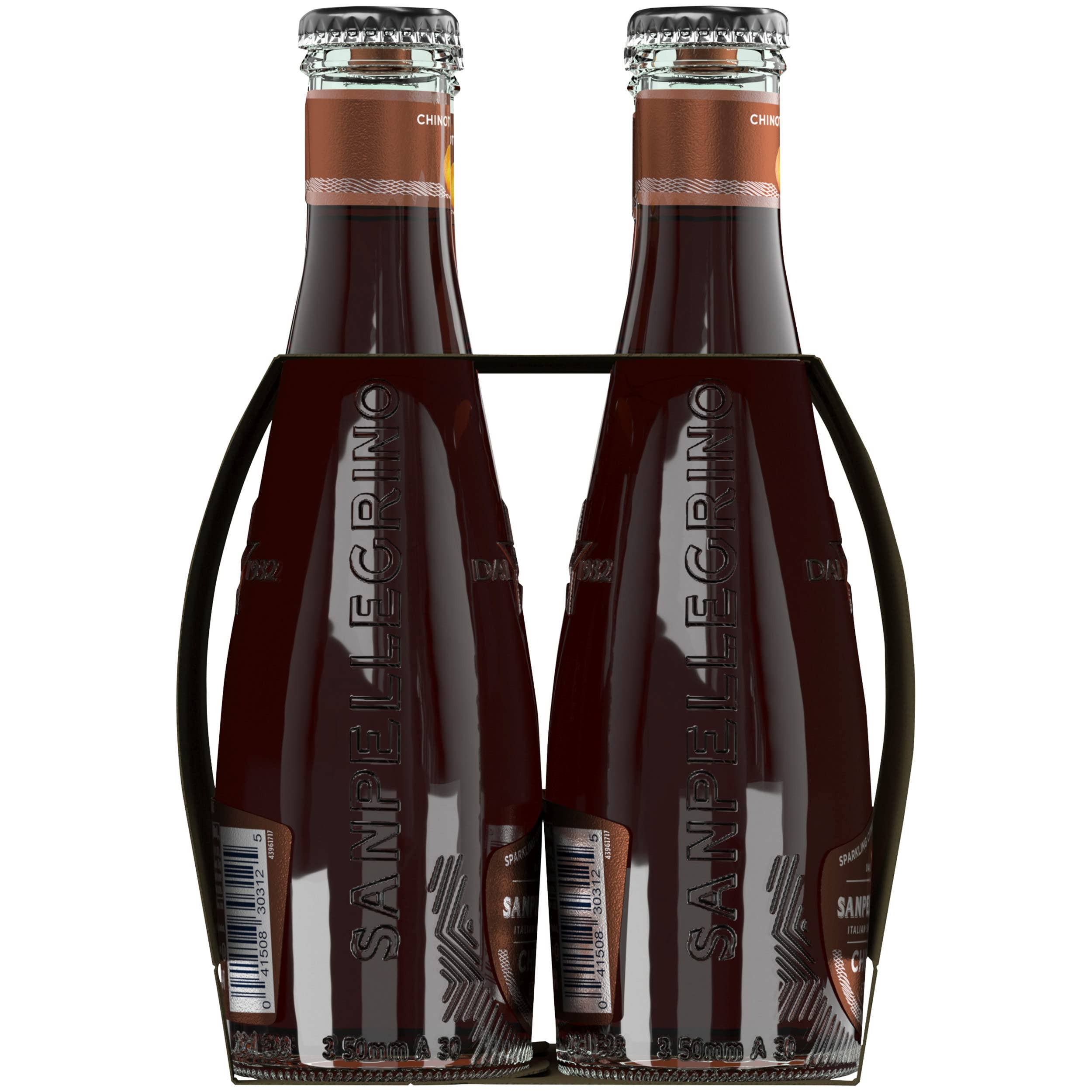 Made in eatalia – wholesale Soda/carbonated drink – Sanpellegrino Italian Sparkling Drink Chinotto, Sparkling Citrus Beverage, 4 Pack of 6.75 Fl Oz Bottles2