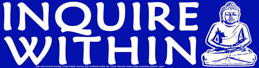 Gypsy Rose - Venta al por mayor Pegatina - Adhesivo para parachoques de Buddha Inquire Dentro0