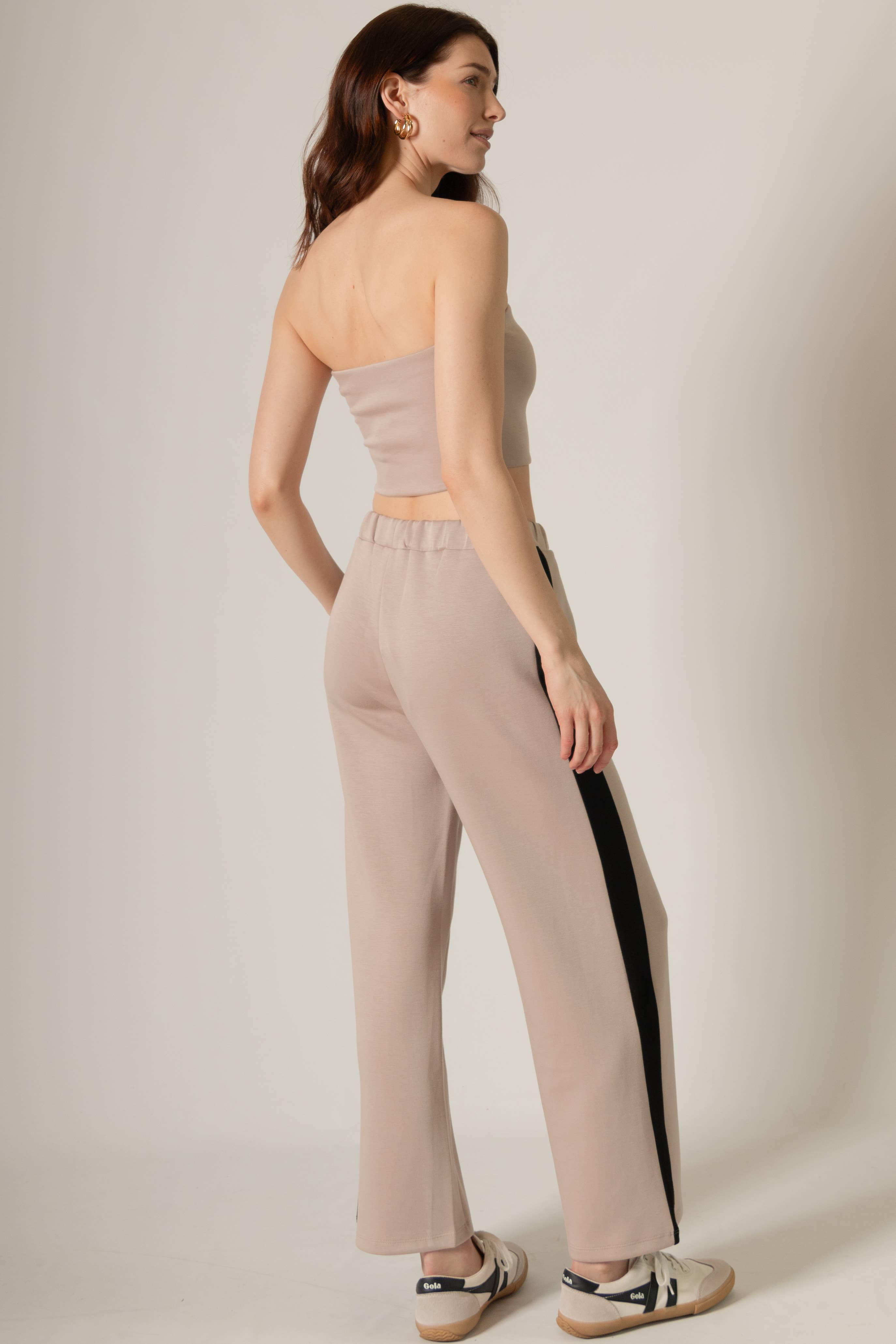 P. CILL – wholesale Pants – Women's – P. CILL Butter Modal Side Stripe Wide Leg Pants32