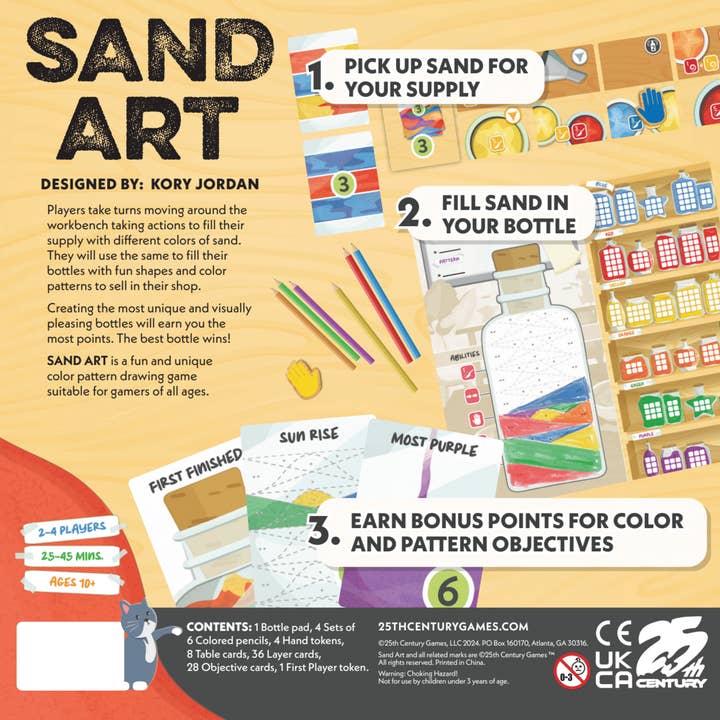 25th Century Games - Wholesale Board Game - Sand Art1