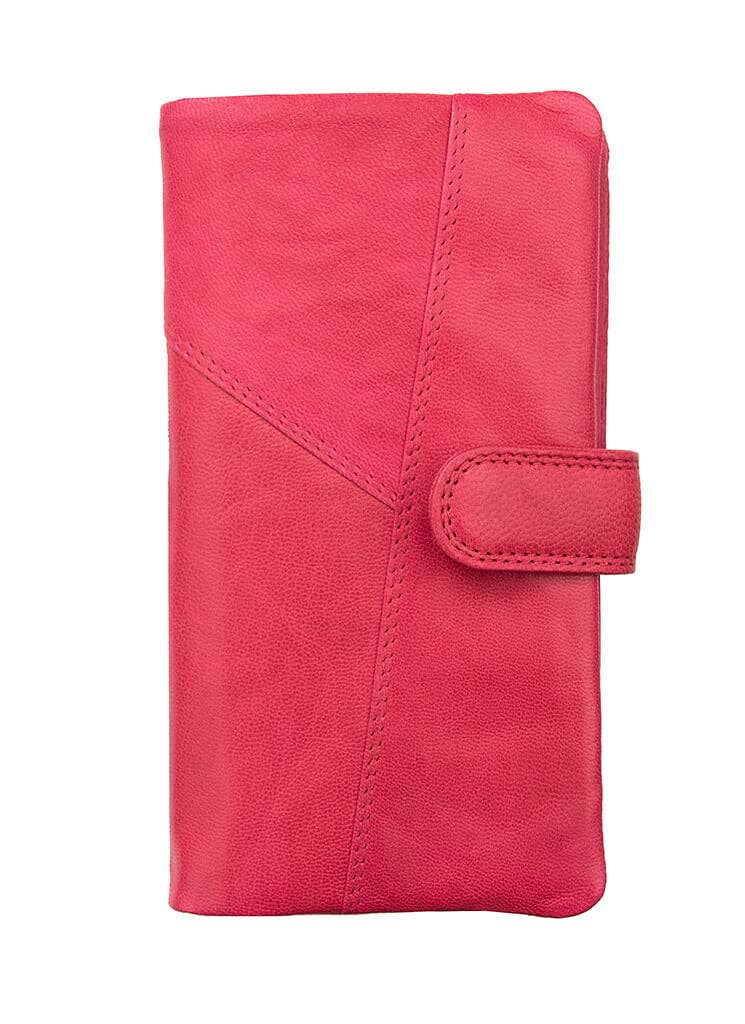 PRIMEHIDE - Venta al por mayor Cartera - Mujer - Monedero de piel grande Crumble - 650310