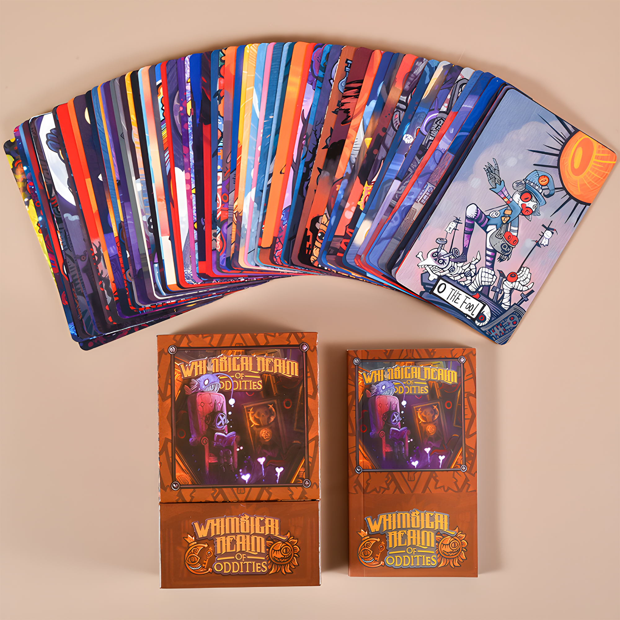 Vermilion Collection – wholesale Tarot cards – Whimsical Realm of Oddities Tarot1