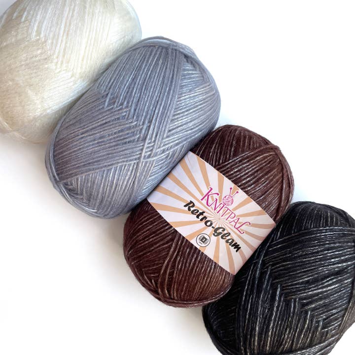 KnitPal - Wholesale Yarn - Retro-Glam Super-Soft Metallic Yarn