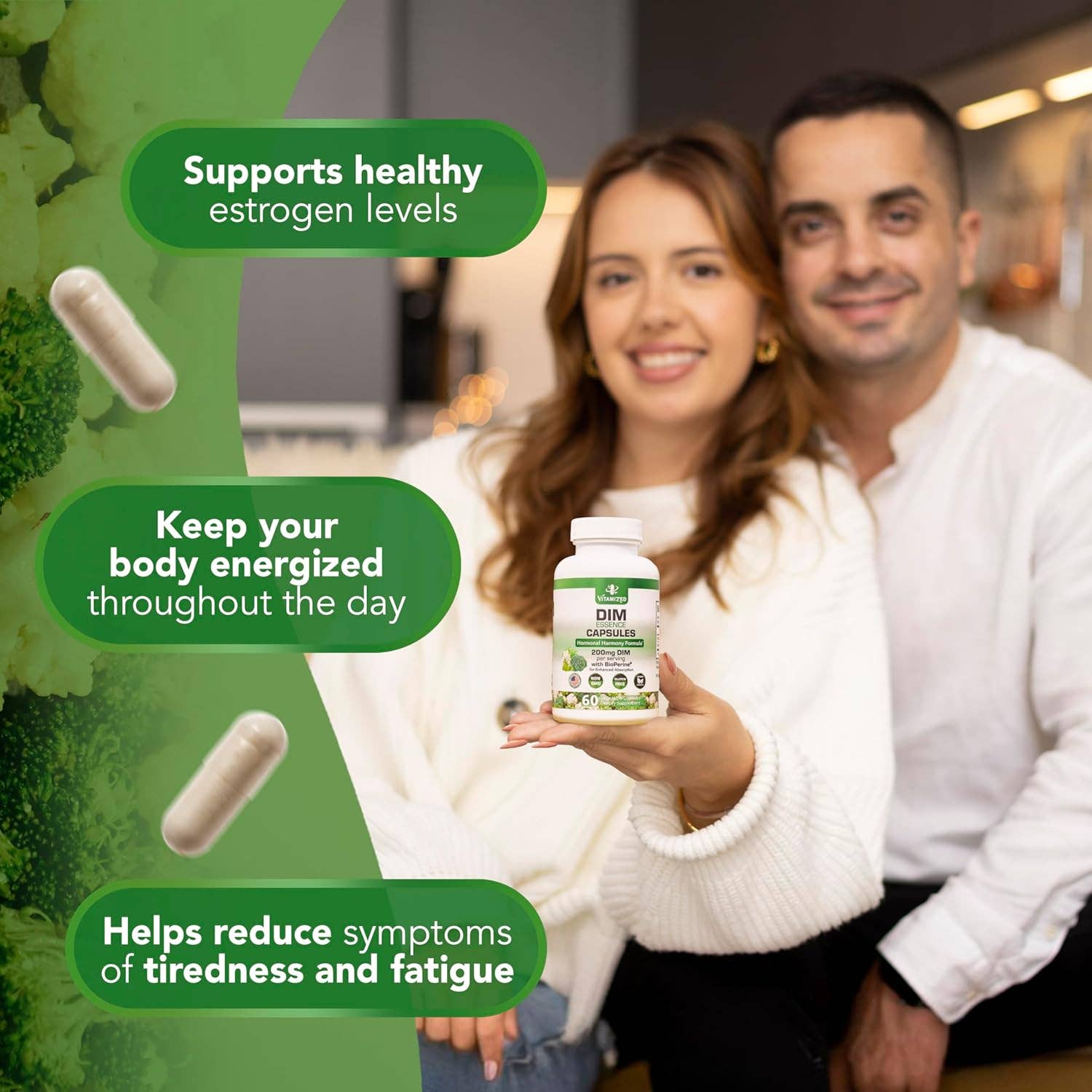 Vitamize inc - Wholesale Oral Supplement/Vitamin - Dim Estrogen Supplement, for Hormone Harmony & Skin Health3