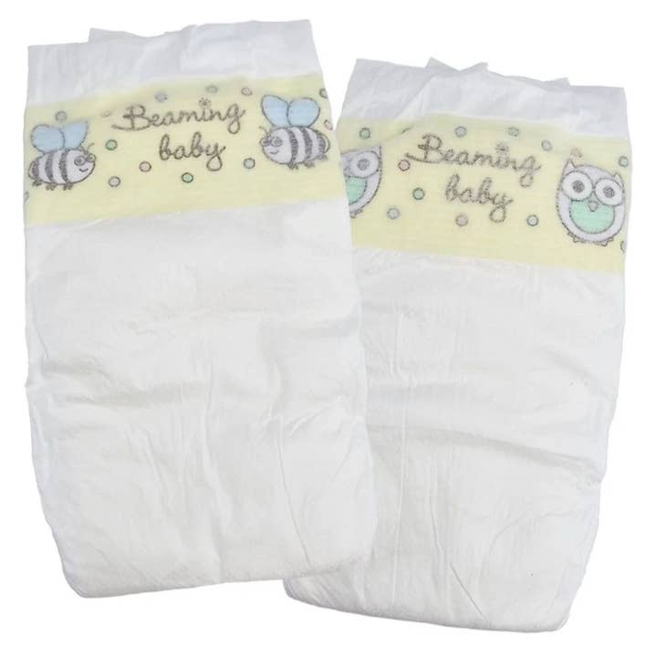 Beaming Baby - Venta al por mayor Pañales de tela - Bebés - Mini pañales Beaming Baby - 2-6kg, 22 piezas/bolsa (tamaño 1)